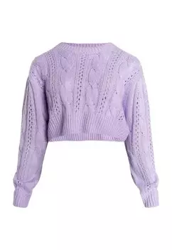 Тонкий вязаный свитер MYMO Sweater Biany, светло-фиолетовый