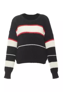 Тонкий вязаный свитер MYMO Sweater, черный