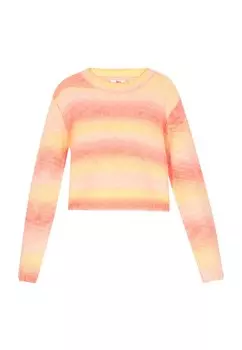 Тонкий вязаный свитер MYMO Sweater, цвет light yellow/light orange