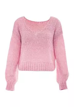 Тонкий вязаный свитер MYMO Sweater, розовый