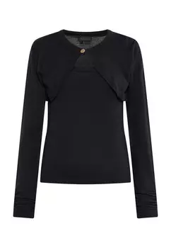 Тонкий вязаный свитер NAEMI Sweater, черный