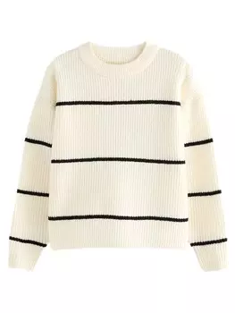 Тонкий вязаный свитер Next Sweater, белый