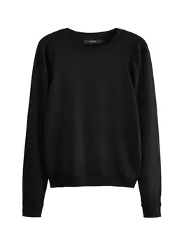 Тонкий вязаный свитер Next Sweater, черный