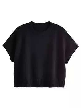 Тонкий вязаный свитер Next Sweater, черный
