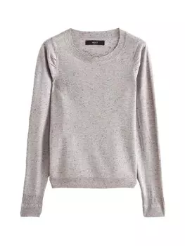Тонкий вязаный свитер Next Sweater, пятнистый серый