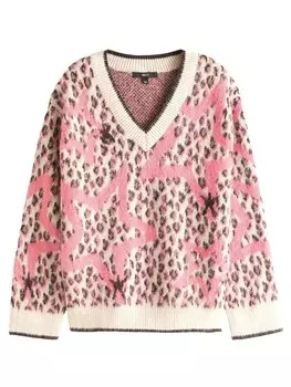 Тонкий вязаный свитер Next Sweater, разноцветный