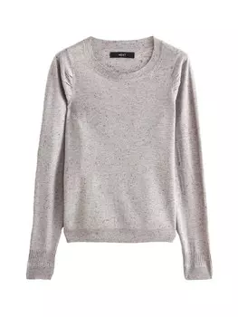 Тонкий вязаный свитер Next Sweater, серый