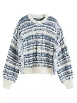 Тонкий вязаный свитер Next Sweater, синий