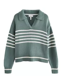 Тонкий вязаный свитер Next Sweater, синий