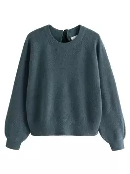 Тонкий вязаный свитер Next Sweater, темно-синий