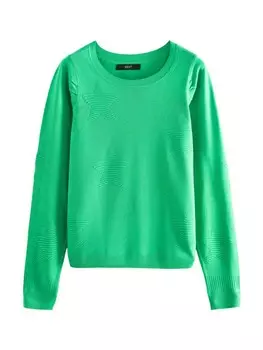 Тонкий вязаный свитер Next Sweater, зеленый