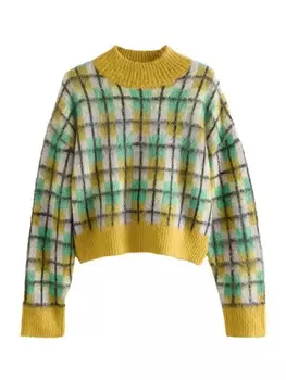 Тонкий вязаный свитер Next Sweater, желтый