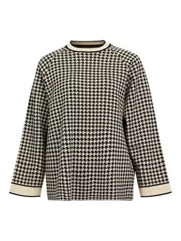 Тонкий вязаный свитер OBJECT Sweater OBJEster, светло-бежевый