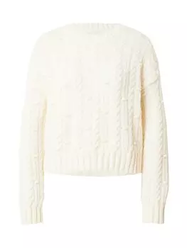 Тонкий вязаный свитер ONLY Sweater CASEY, натуральный белый