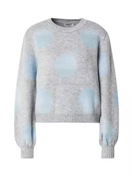 Тонкий вязаный свитер ONLY Sweater ONLAIDA, светло-серый