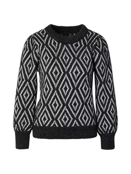 Тонкий вязаный свитер ONLY Sweater ONLFIE, черный