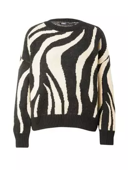 Тонкий вязаный свитер ONLY Sweater ONLHAZEL, черный