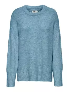 Тонкий вязаный свитер ONLY Sweater ONLMaggie, лазурный
