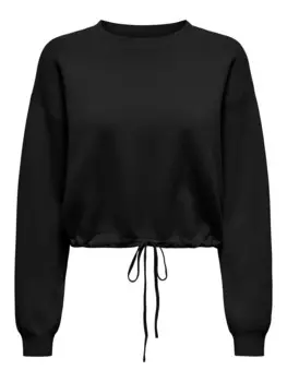Тонкий вязаный свитер ONLY Sweater ONLSUMMER, черный