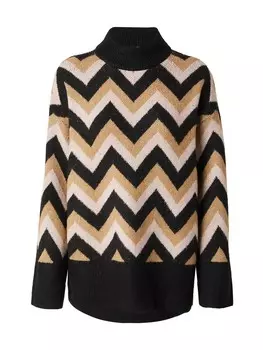Тонкий вязаный свитер ONLY Sweater ONLTRINE, черный