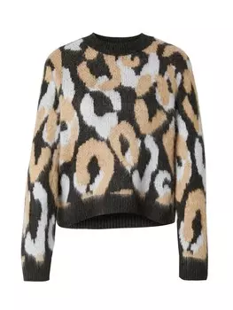 Тонкий вязаный свитер ONLY Sweater ONLWild, черный
