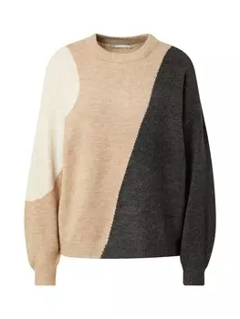 Тонкий вязаный свитер ONLY Sweater Silja, цвет beige/mottled beige