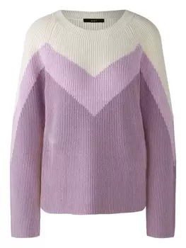 Тонкий вязаный свитер OUI Sweater, цвет mauve/lavender