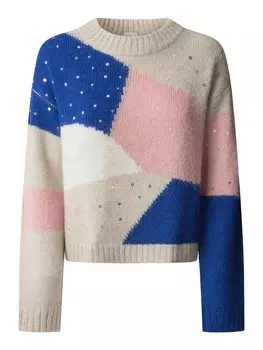 Тонкий вязаный свитер Pepe Jeans Sweater NORA, бежевый