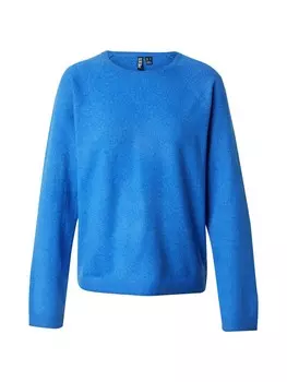 Тонкий вязаный свитер PIECES Sweater PCBREE, лазурный