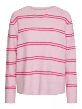 Тонкий вязаный свитер PIECES Sweater, сиреневый