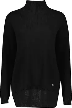 Тонкий вязаный свитер Please Jeans Sweater, черный