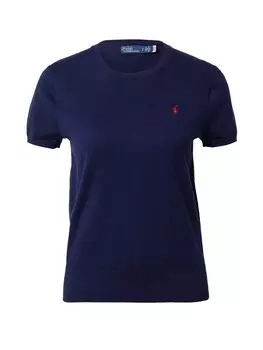 Тонкий вязаный свитер Polo Ralph Lauren Sweater, темно-синий