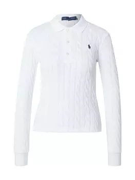 Тонкий вязаный свитер Polo Ralph Lauren Sweater, белый