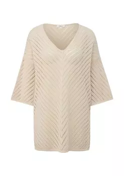 Тонкий вязаный свитер s.Oliver Sweater, синий
