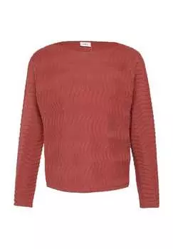 Тонкий вязаный свитер с рукавами «летучая мышь» S.Oliver Black Label, розовый