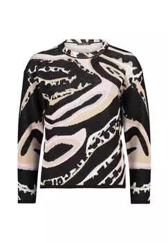 Тонкий вязаный свитер с жаккардовым узором Betty Barclay, мультиколор