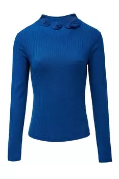Тонкий вязаный свитер Salsa Jeans Sweater, синий