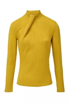 Тонкий вязаный свитер Salsa Jeans Sweater, желтый