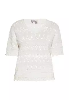 Тонкий вязаный свитер Sidona Sweater, белый