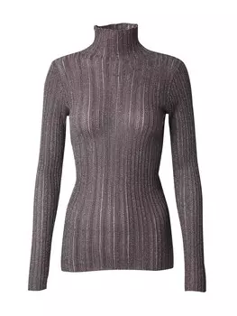 Тонкий вязаный свитер SOAKED IN LUXURY Sweater Laisa, темно-серый