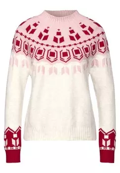 Тонкий вязаный свитер STREET ONE Sweater, бордо