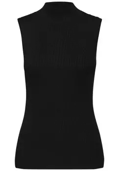 Тонкий вязаный свитер STREET ONE Sweater, черный