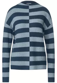 Тонкий вязаный свитер STREET ONE Sweater, синий