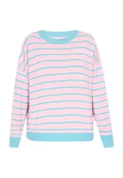 Тонкий вязаный свитер swirly Sweater, розовый