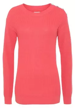 Тонкий вязаный свитер Tamaris Sweater, розовый