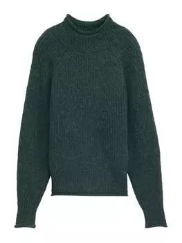 Тонкий вязаный свитер TOM TAILOR DENIM Sweater, изумрудный