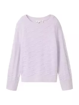 Тонкий вязаный свитер TOM TAILOR Sweater, лавандовый