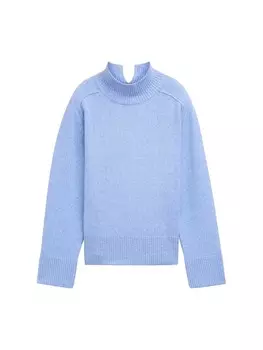Тонкий вязаный свитер TOM TAILOR Sweater, светло-синий
