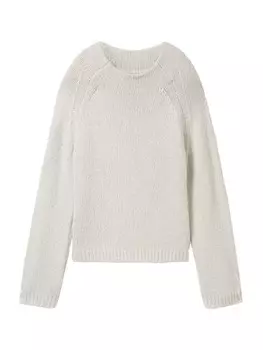 Тонкий вязаный свитер TOM TAILOR Sweater, светло-серый