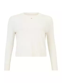 Тонкий вязаный свитер Tommy Jeans Sweater Essential, белый